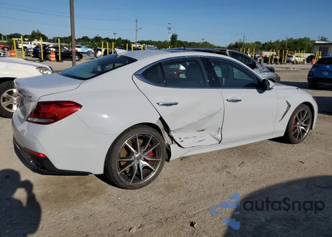 2020 Genesis G70 Prestige из США, поврежденный, VIN KMTG34LE1LU050912